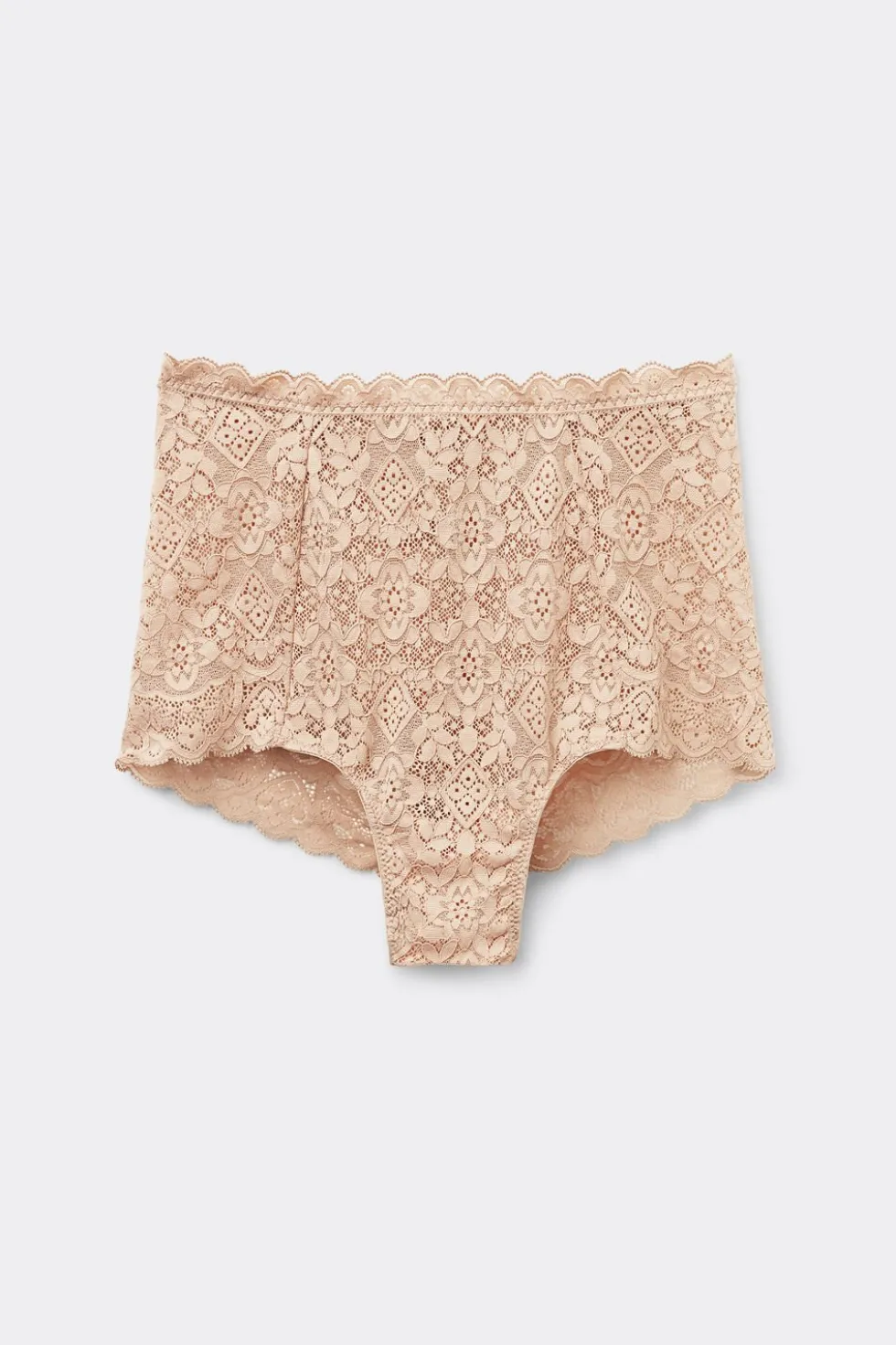 Koronkowe Figi Culotte Wysoki Stan