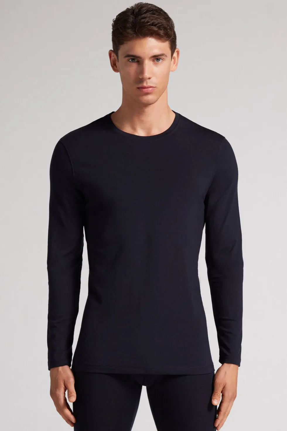 Longsleeve męski z wełny merino